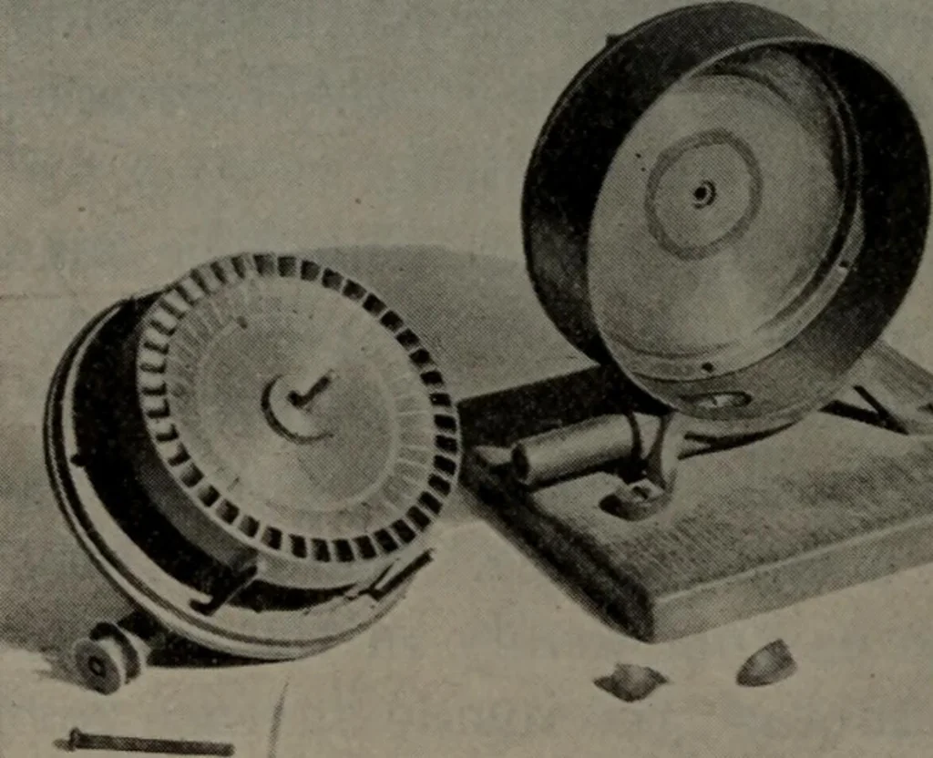 An illustration from Model making; including workshop practice, design and construction of models, a practical treatise for the amateur and professional mechanic .., 1919, leaf 209