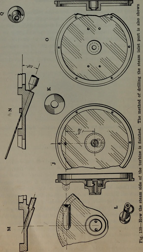 An illustration from Model making; including workshop practice, design and construction of models, a practical treatise for the amateur and professional mechanic .., 1919, leaf 213