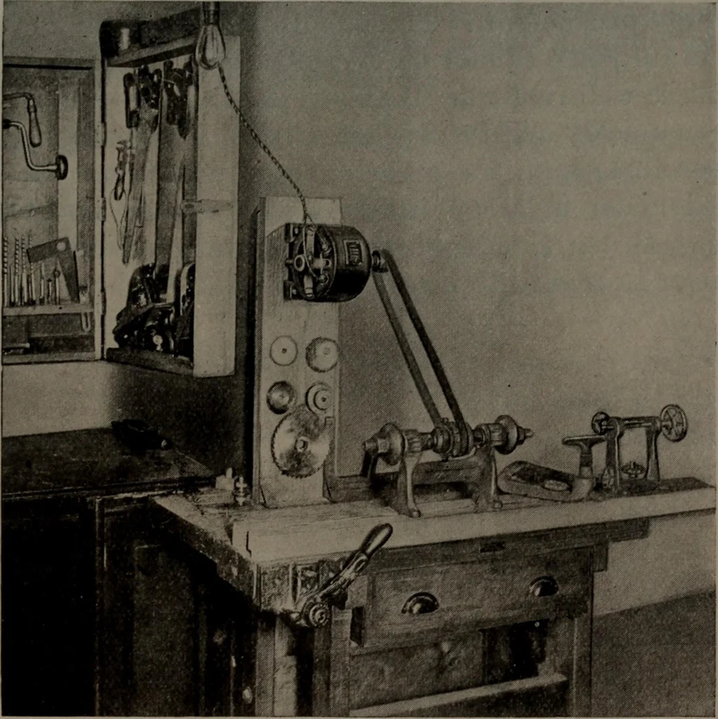 An illustration from Model making; including workshop practice, design and construction of models, a practical treatise for the amateur and professional mechanic .., 1919, leaf 26