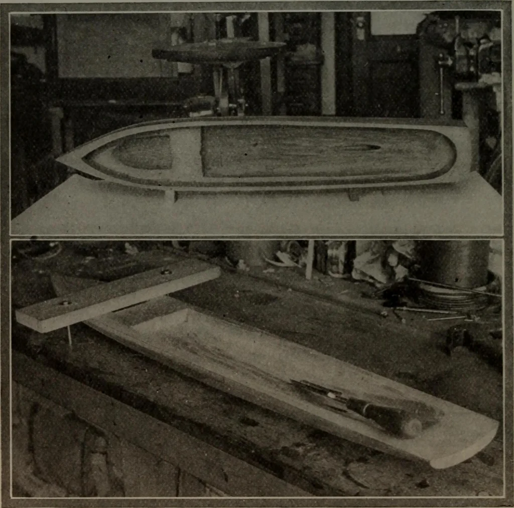 An illustration from Model making; including workshop practice, design and construction of models, a practical treatise for the amateur and professional mechanic .., 1919, leaf 281