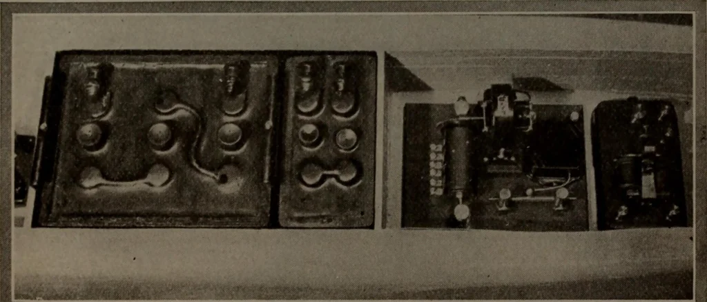 An illustration from Model making; including workshop practice, design and construction of models, a practical treatise for the amateur and professional mechanic .., 1919, leaf 290