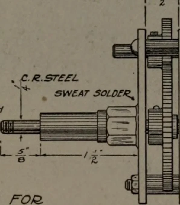 An illustration from Model making; including workshop practice, design and construction of models, a practical treatise for the amateur and professional mechanic .., 1919, leaf 292