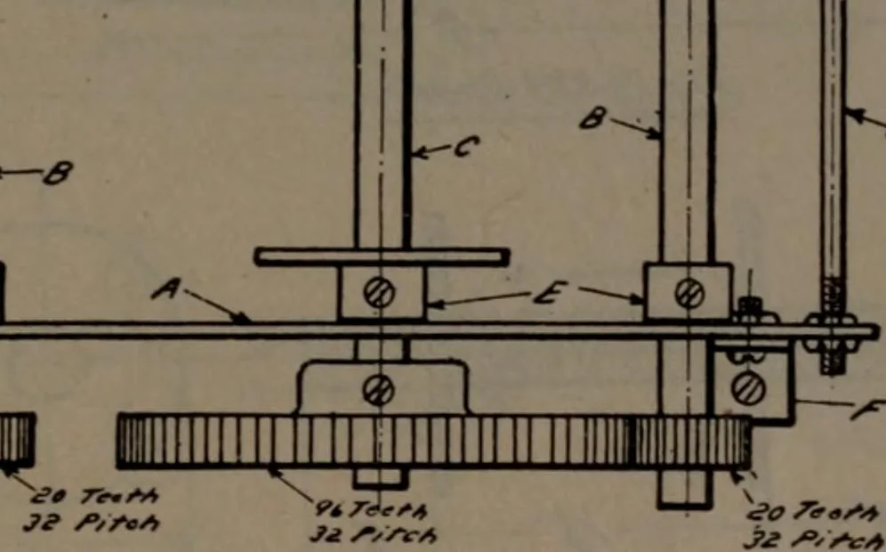 An illustration from Model making; including workshop practice, design and construction of models, a practical treatise for the amateur and professional mechanic .., 1919, leaf 334