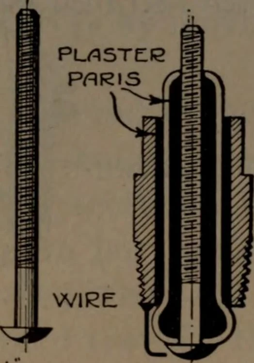 An illustration from Model making; including workshop practice, design and construction of models, a practical treatise for the amateur and professional mechanic .., 1919, leaf 344