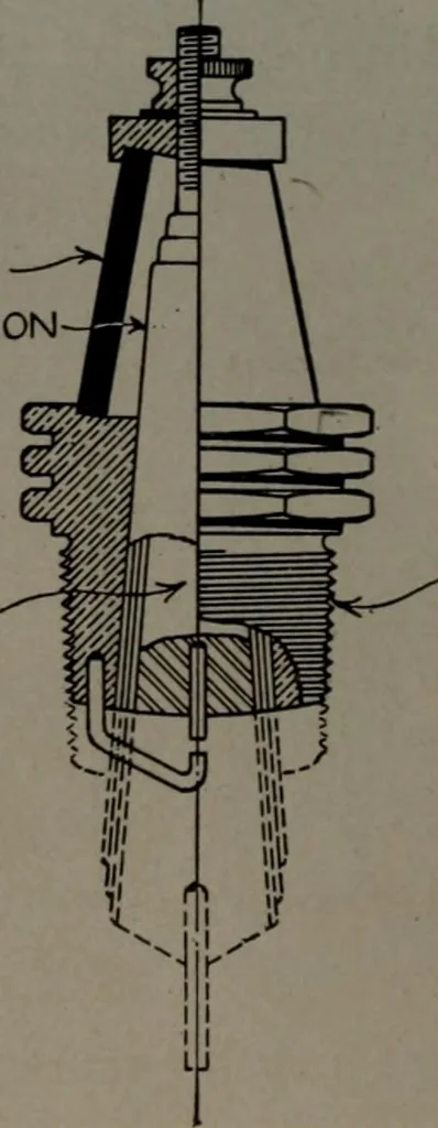 An illustration from Model making; including workshop practice, design and construction of models, a practical treatise for the amateur and professional mechanic .., 1919, leaf 345