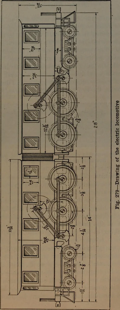 An illustration from Model making; including workshop practice, design and construction of models, a practical treatise for the amateur and professional mechanic .., 1919, leaf 350