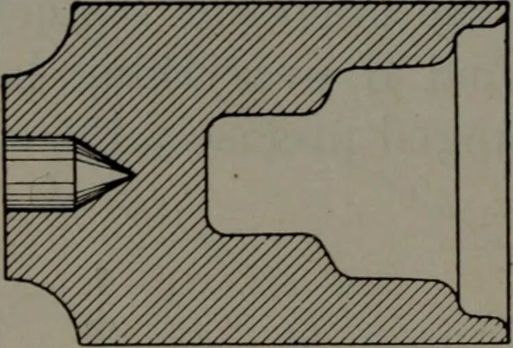 An illustration from Model making; including workshop practice, design and construction of models, a practical treatise for the amateur and professional mechanic .., 1919, leaf 45