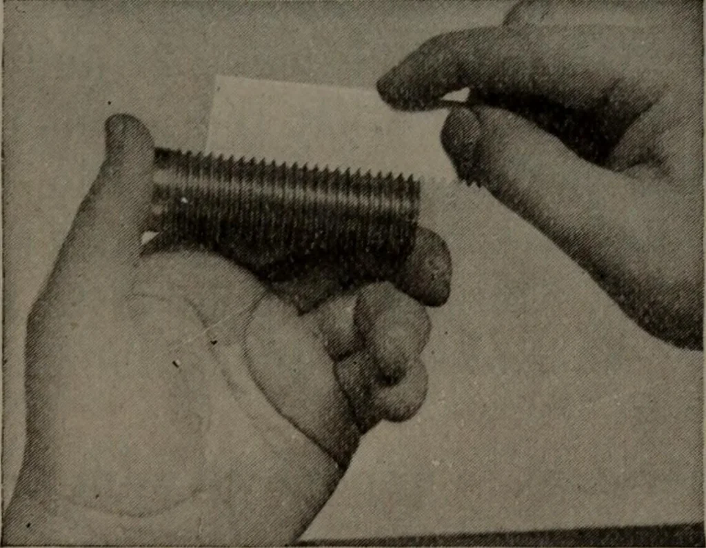 An illustration from Model making; including workshop practice, design and construction of models, a practical treatise for the amateur and professional mechanic .., 1919, leaf 52