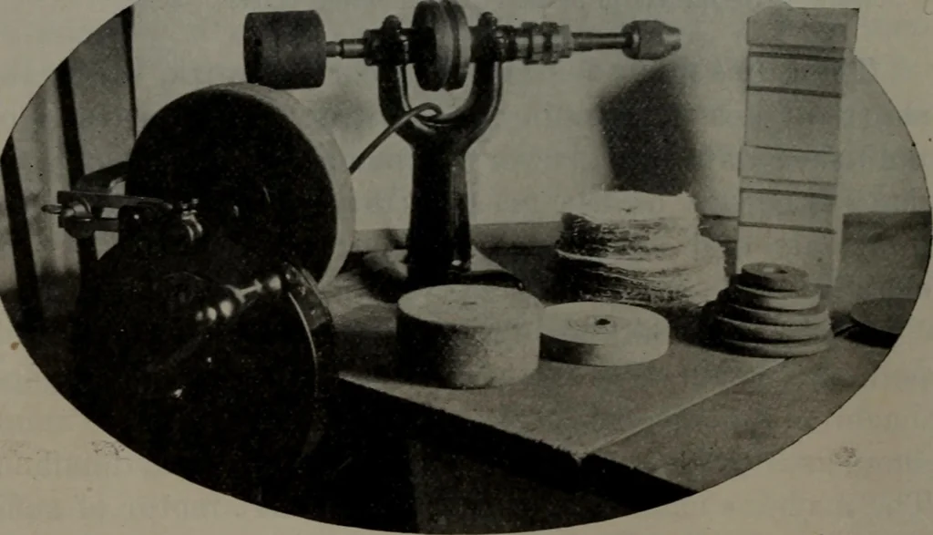 An illustration from Model making; including workshop practice, design and construction of models, a practical treatise for the amateur and professional mechanic .., 1919, leaf 93