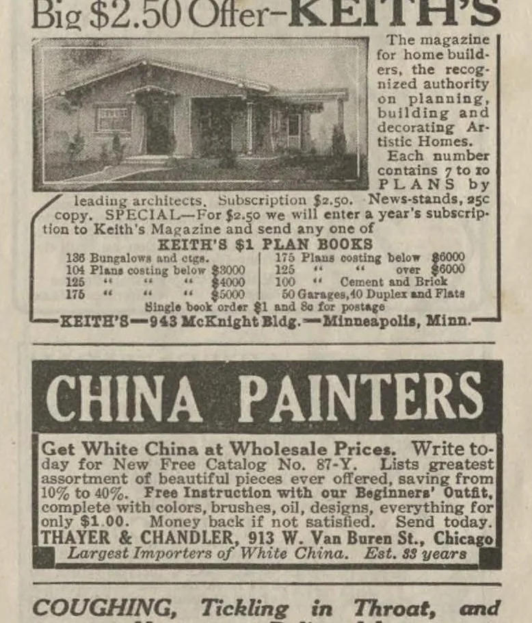 An illustration from The Modern Priscilla (January, 1917), 1917, leaf 19