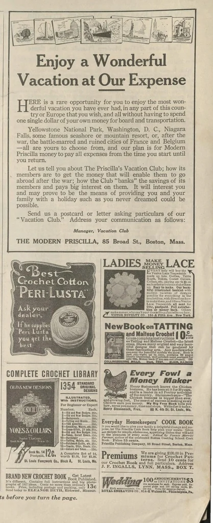 An illustration from The Modern Priscilla (January, 1917), 1917, leaf 23