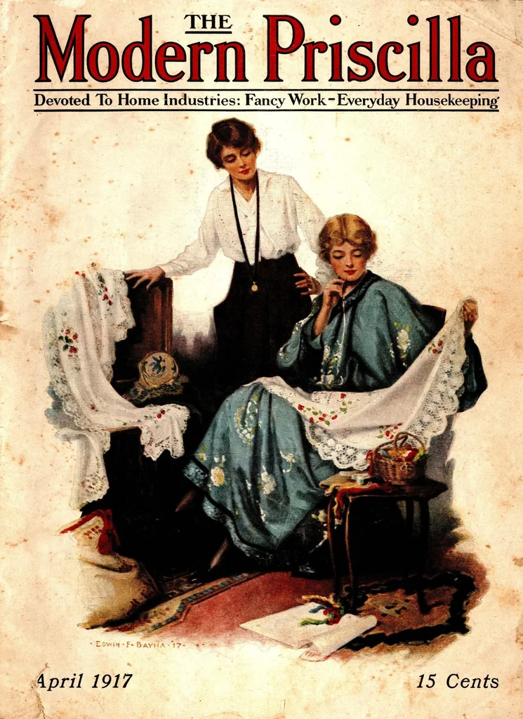 An illustration from The Modern Priscilla (April 1917) [Incomplete], 1917, leaf 0