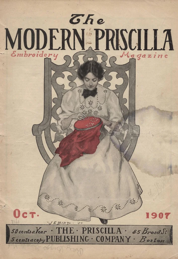 An illustration from The Modern Priscilla [partial] (October, 1907), 1907, leaf 0