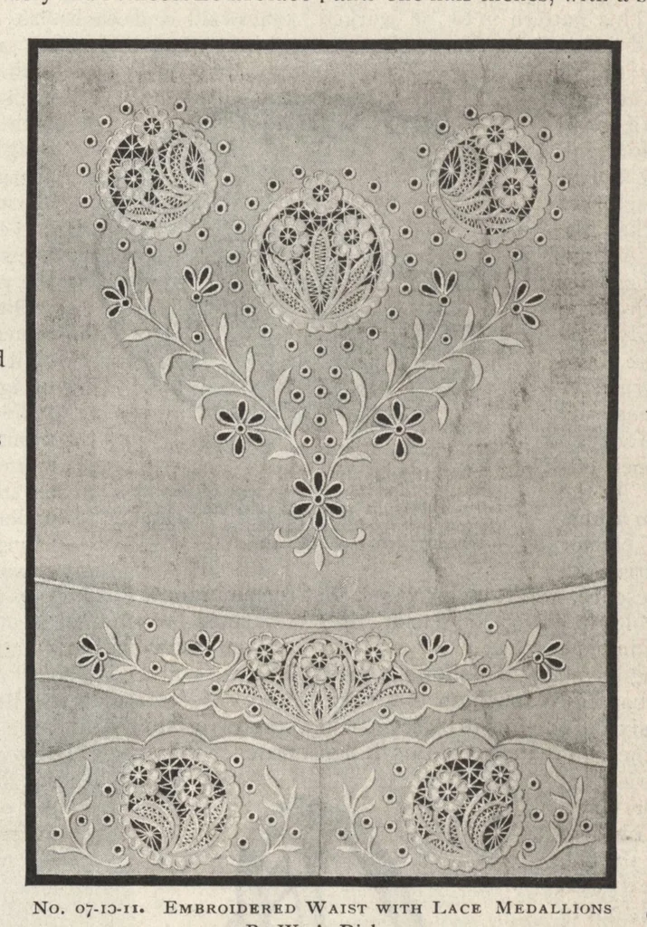 An illustration from The Modern Priscilla [partial] (October, 1907), 1907, leaf 15