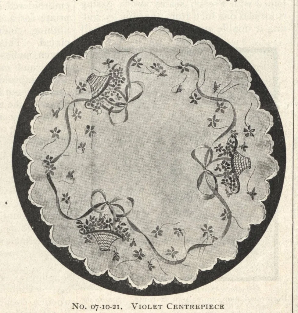 An illustration from The Modern Priscilla [partial] (October, 1907), 1907, leaf 28