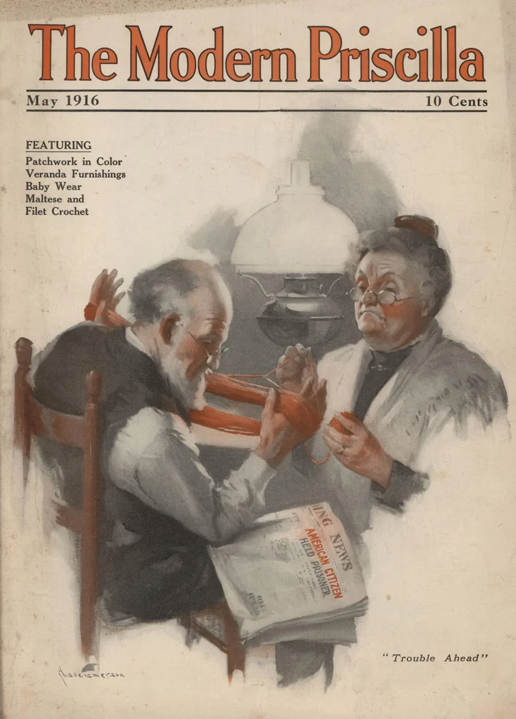 An illustration from The Modern Priscilla (May, 1916), 1916, leaf 0