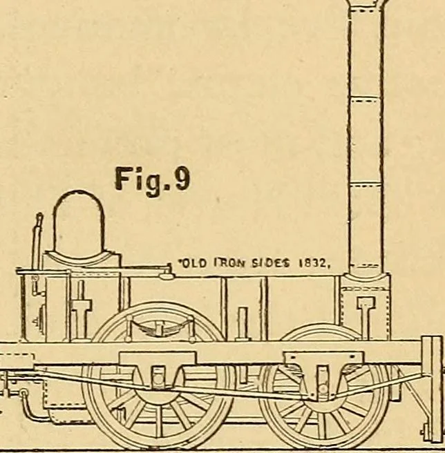 An illustration from Modern American locomotive engines; their design, construction and management. A practical work for practical men, 1883, leaf 104