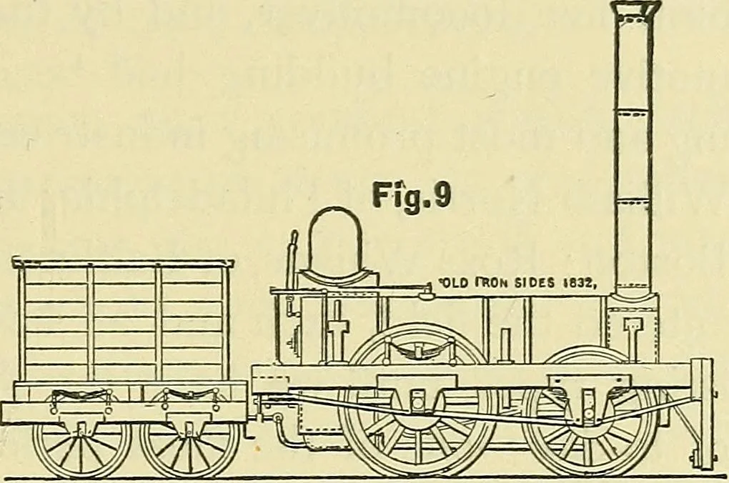 An illustration from Modern American locomotive engines; their design, construction and management. A practical work for practical men, 1883, leaf 104