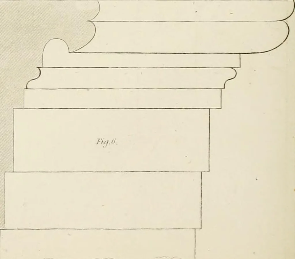 An illustration from The modern architect : or, Every carpenter his own master ; embracing plans, elevations, specifications, framing, etc., for private houses, classic dwellings, churches, &c. to which is added a new system of stair-building, 1854, leaf 139