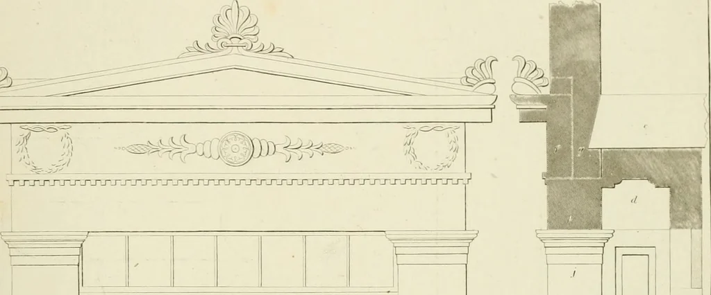 An illustration from The modern architect : or, Every carpenter his own master ; embracing plans, elevations, specifications, framing, etc., for private houses, classic dwellings, churches, &c. to which is added a new system of stair-building, 1854, leaf 140