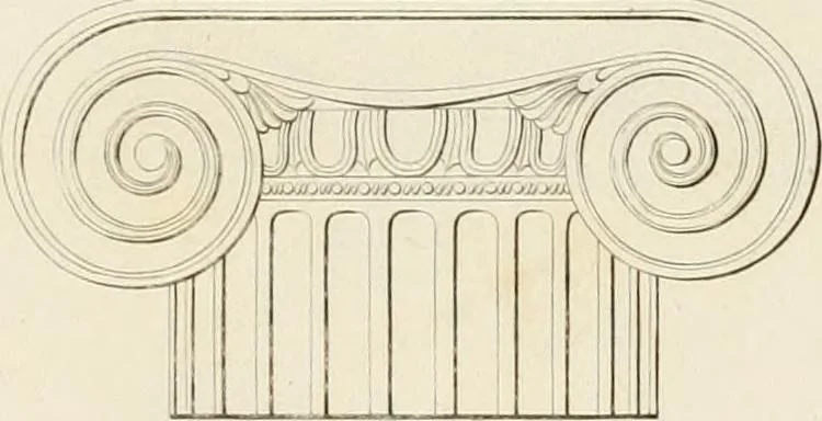 An illustration from The modern architect : or, Every carpenter his own master ; embracing plans, elevations, specifications, framing, etc., for private houses, classic dwellings, churches, &c. to which is added a new system of stair-building, 1854, leaf 177