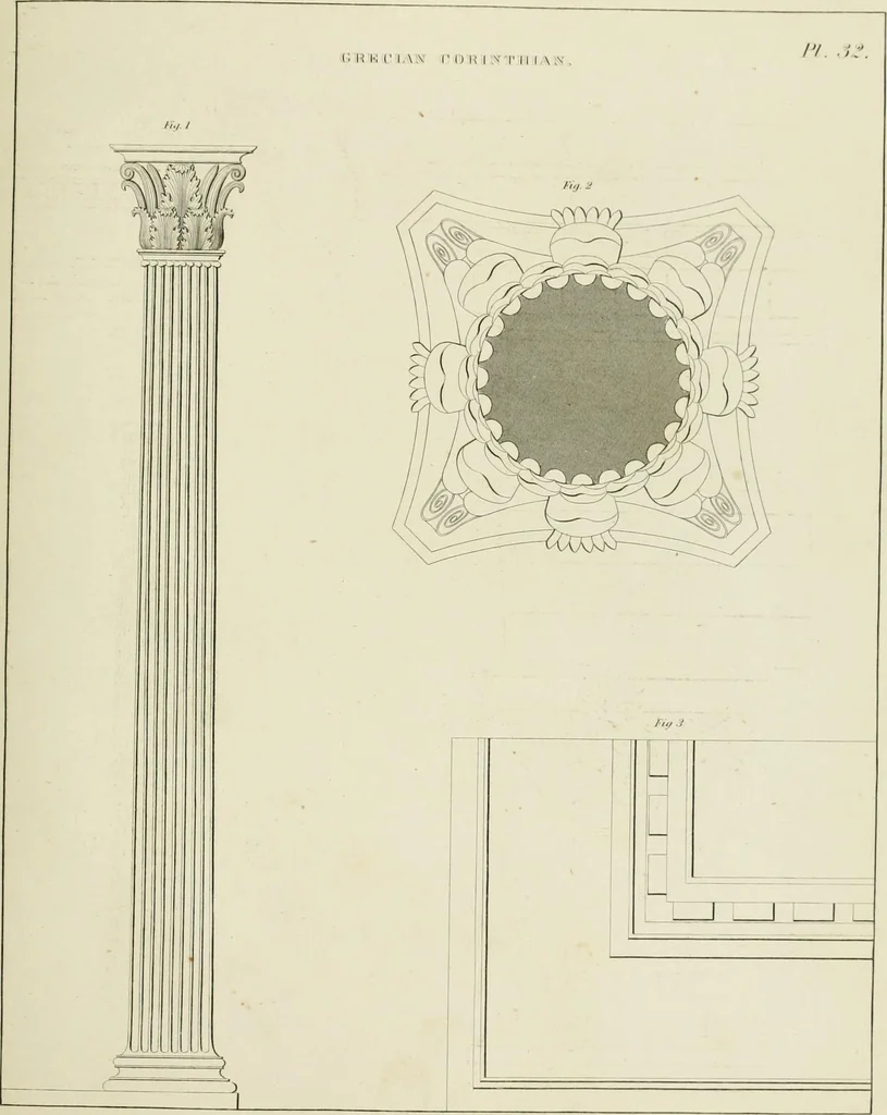 An illustration from The modern architect : or, Every carpenter his own master ; embracing plans, elevations, specifications, framing, etc., for private houses, classic dwellings, churches, &c. to which is added a new system of stair-building, 1854, leaf 218