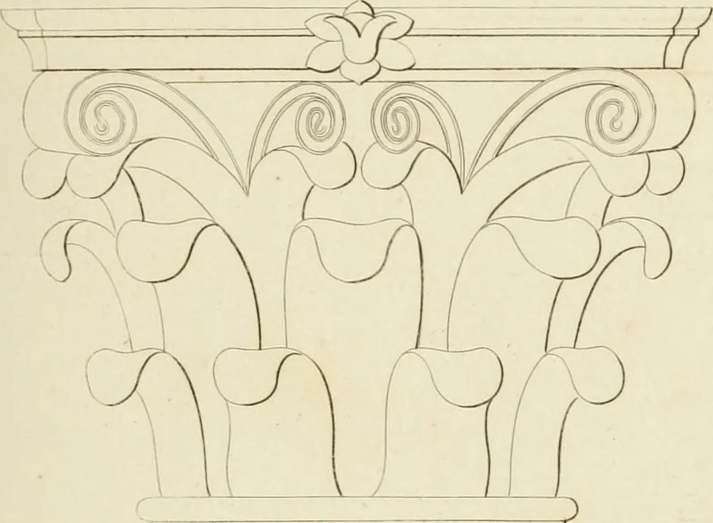 An illustration from The modern architect : or, Every carpenter his own master ; embracing plans, elevations, specifications, framing, etc., for private houses, classic dwellings, churches, &c. to which is added a new system of stair-building, 1854, leaf 222