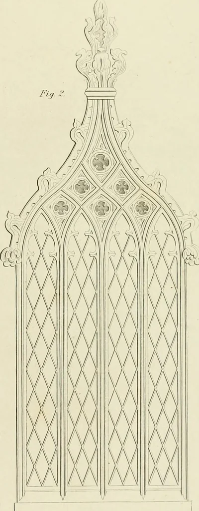 An illustration from The modern architect : or, Every carpenter his own master ; embracing plans, elevations, specifications, framing, etc., for private houses, classic dwellings, churches, &c. to which is added a new system of stair-building, 1854, leaf 242