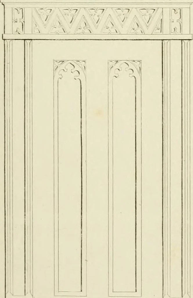 An illustration from The modern architect : or, Every carpenter his own master ; embracing plans, elevations, specifications, framing, etc., for private houses, classic dwellings, churches, &c. to which is added a new system of stair-building, 1854, leaf 248