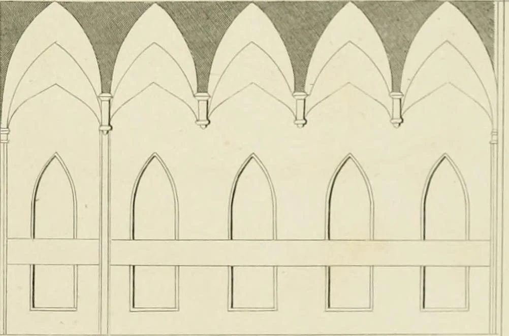 An illustration from The modern architect : or, Every carpenter his own master ; embracing plans, elevations, specifications, framing, etc., for private houses, classic dwellings, churches, &c. to which is added a new system of stair-building, 1854, leaf 272