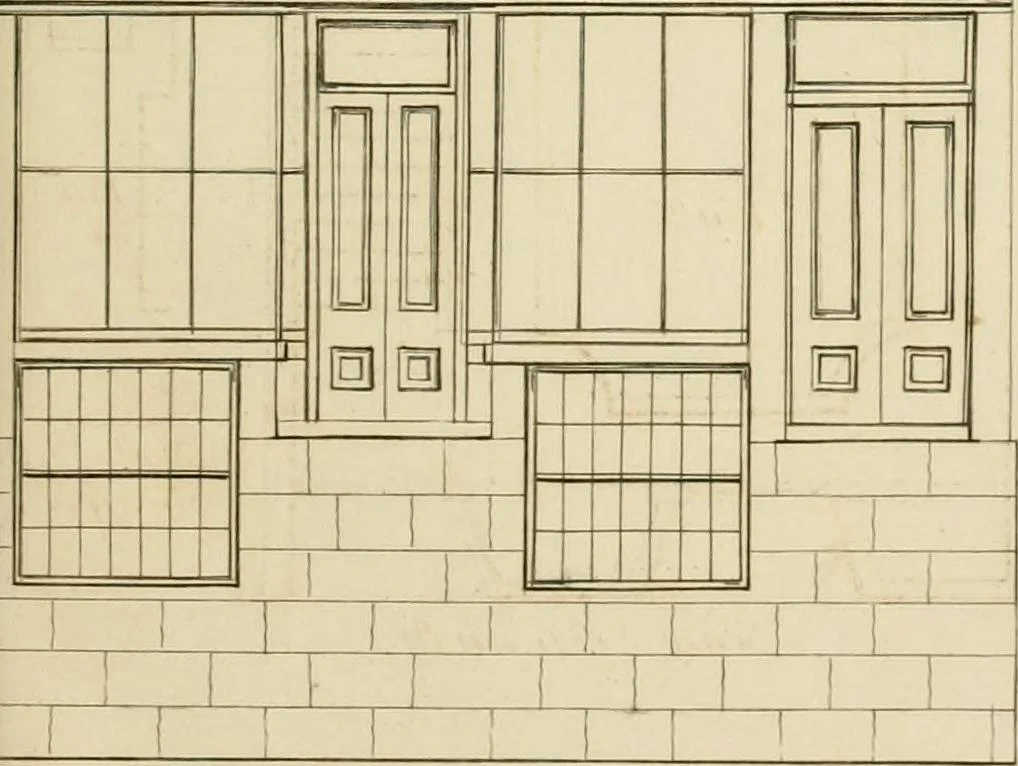 An illustration from The modern architect : or, Every carpenter his own master ; embracing plans, elevations, specifications, framing, etc., for private houses, classic dwellings, churches, &c. to which is added a new system of stair-building, 1854, leaf 284