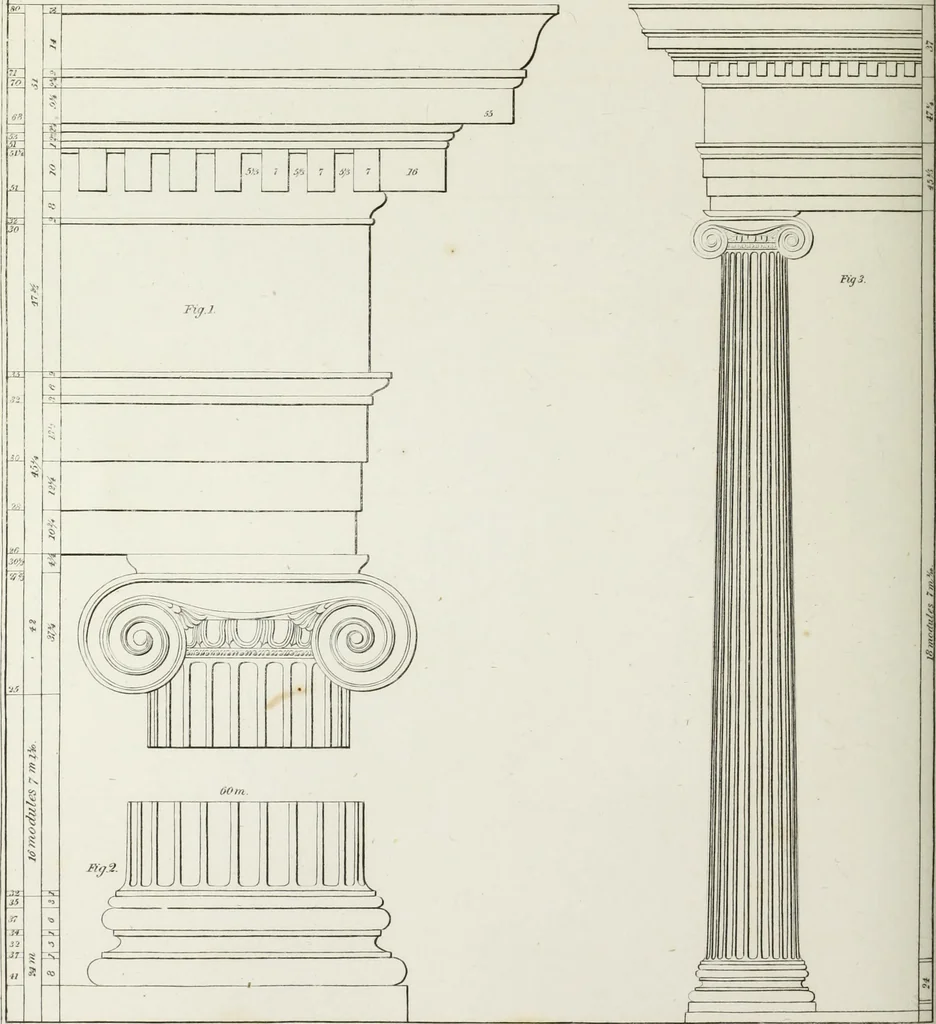 An illustration from The modern architect, or, Every carpenter his own master : embracing plans, elevations, specifications, framing, etc., for private houses, classic dwellings, churches, &c., to which added the new system of stair-building, 1855, leaf 171