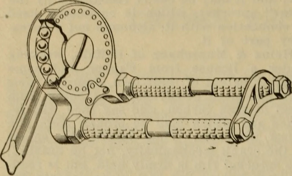 An illustration from The Modern bicycle and its accessories; a complete reference book for rider, dealer, and maker, 1898, leaf 111