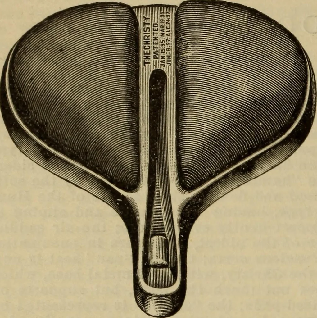 An illustration from The Modern bicycle and its accessories; a complete reference book for rider, dealer, and maker, 1898, leaf 117