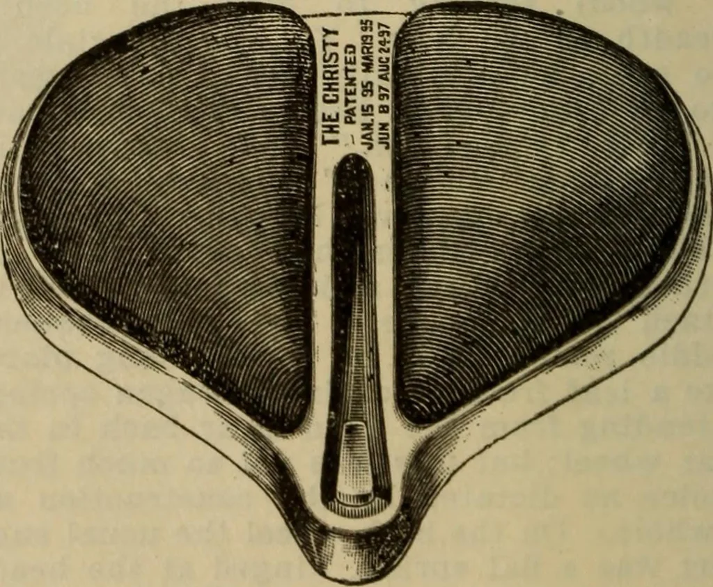 An illustration from The Modern bicycle and its accessories; a complete reference book for rider, dealer, and maker, 1898, leaf 117