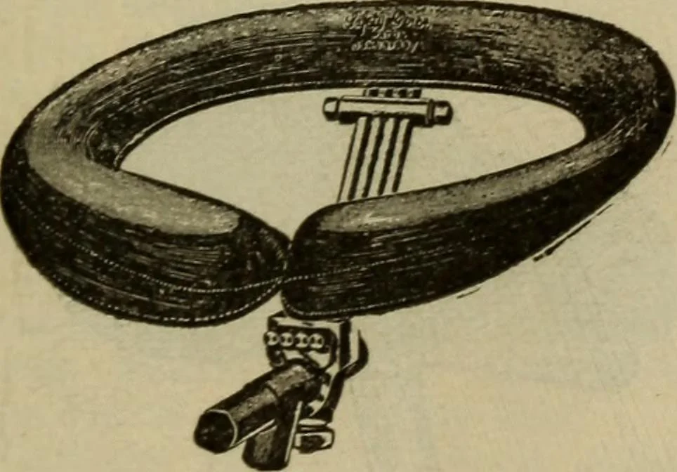 An illustration from The Modern bicycle and its accessories; a complete reference book for rider, dealer, and maker, 1898, leaf 118