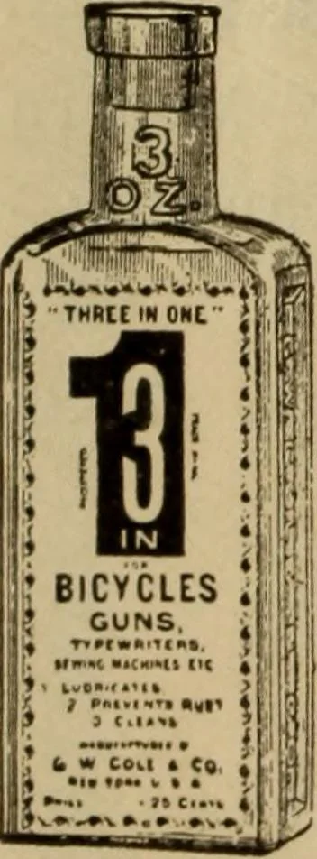 An illustration from The Modern bicycle and its accessories; a complete reference book for rider, dealer, and maker, 1898, leaf 13