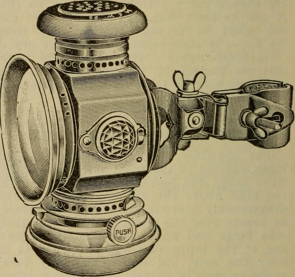 An illustration from The Modern bicycle and its accessories; a complete reference book for rider, dealer, and maker, 1898, leaf 131