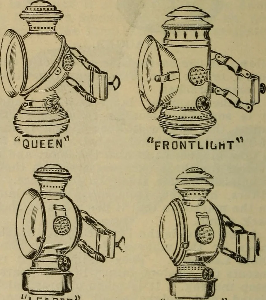 An illustration from The Modern bicycle and its accessories; a complete reference book for rider, dealer, and maker, 1898, leaf 133