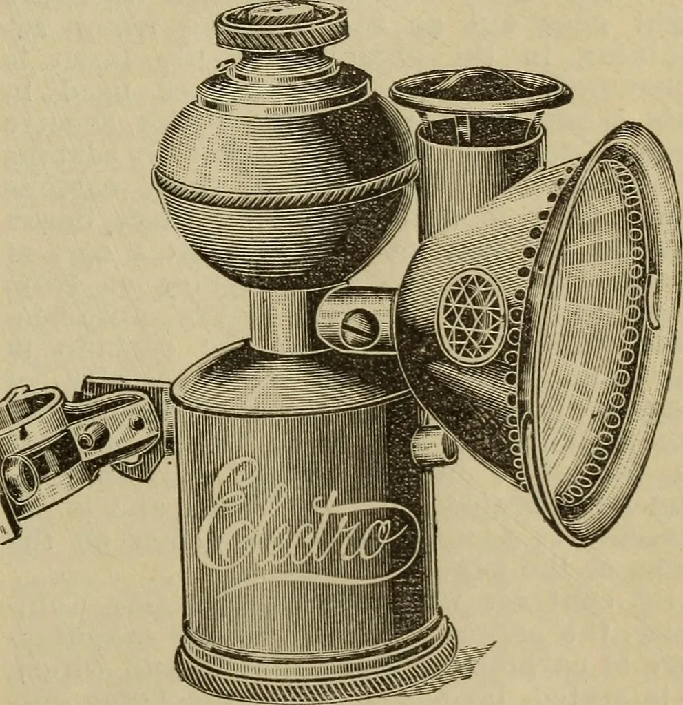 An illustration from The Modern bicycle and its accessories; a complete reference book for rider, dealer, and maker, 1898, leaf 136