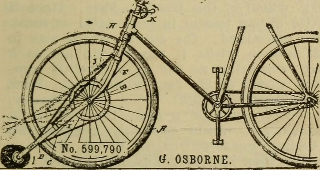 An illustration from The Modern bicycle and its accessories; a complete reference book for rider, dealer, and maker, 1898, leaf 148