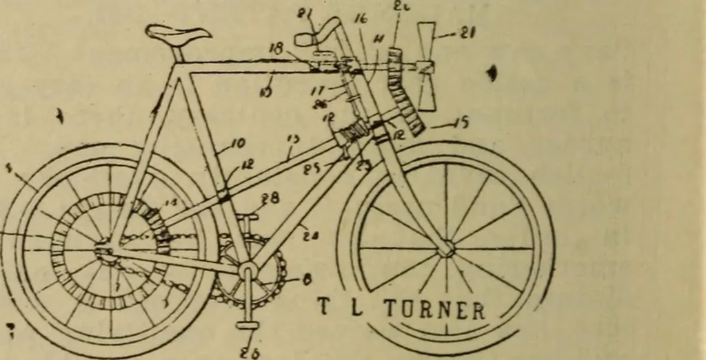 An illustration from The Modern bicycle and its accessories; a complete reference book for rider, dealer, and maker, 1898, leaf 151