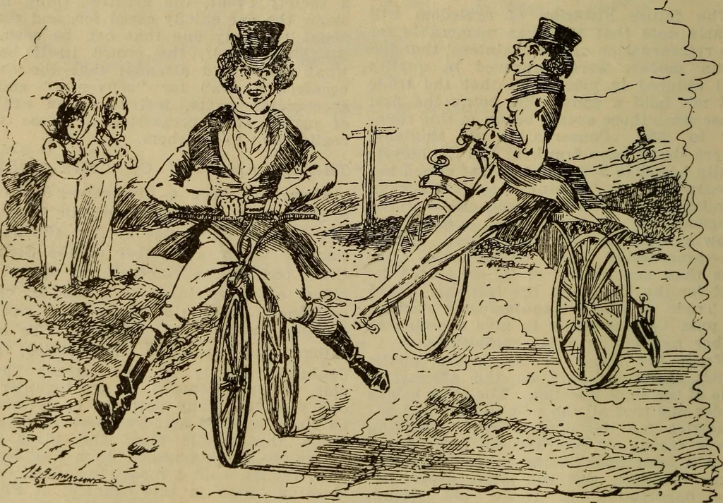 An illustration from The Modern bicycle and its accessories; a complete reference book for rider, dealer, and maker, 1898, leaf 23