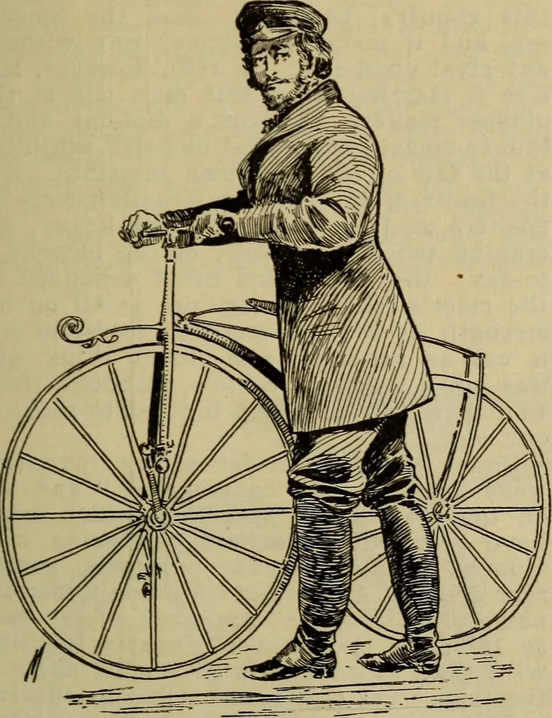 An illustration from The Modern bicycle and its accessories; a complete reference book for rider, dealer, and maker, 1898, leaf 24