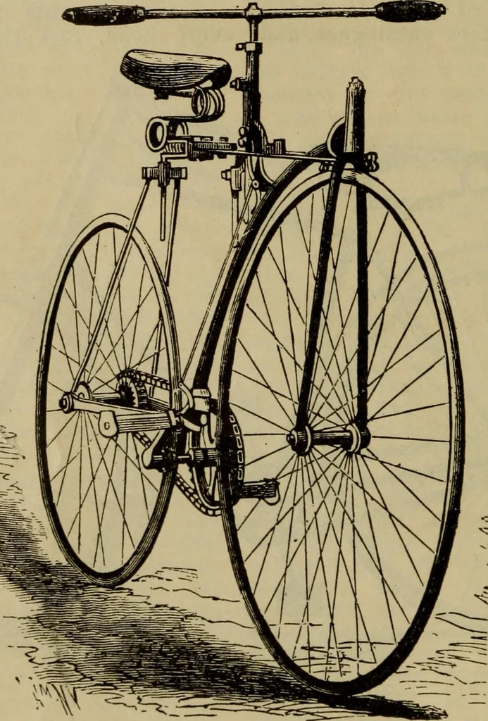 An illustration from The Modern bicycle and its accessories; a complete reference book for rider, dealer, and maker, 1898, leaf 27