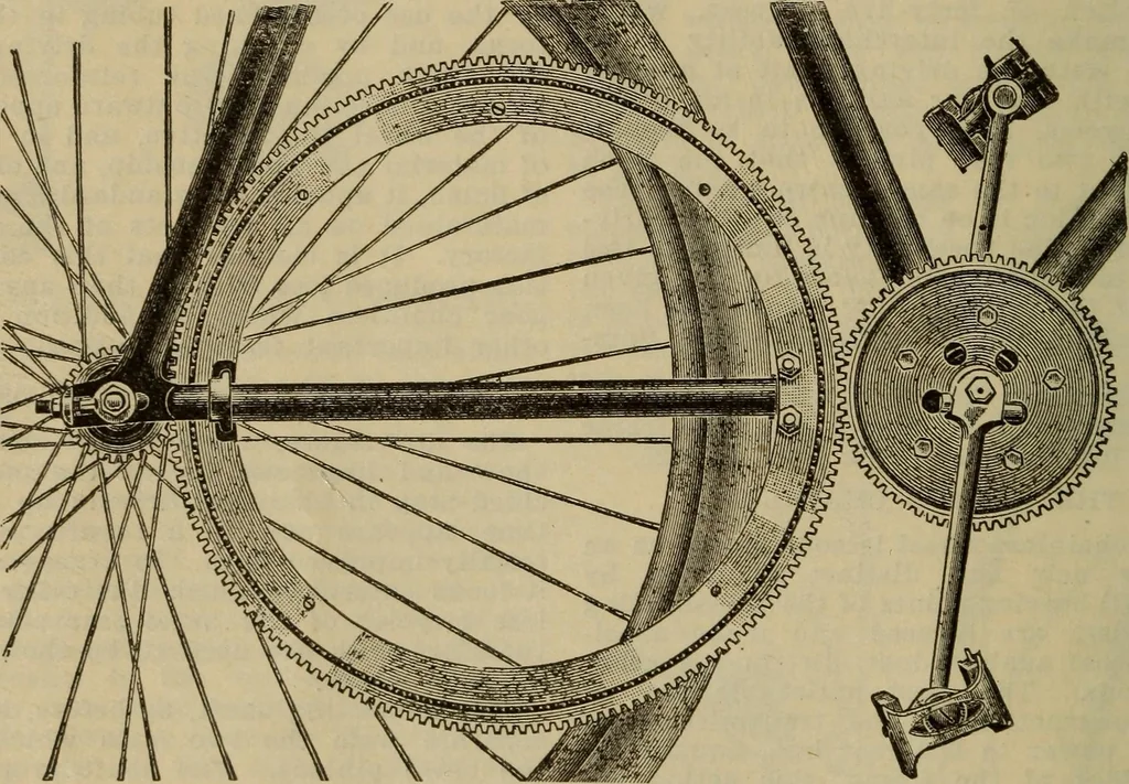 An illustration from The Modern bicycle and its accessories; a complete reference book for rider, dealer, and maker, 1898, leaf 39