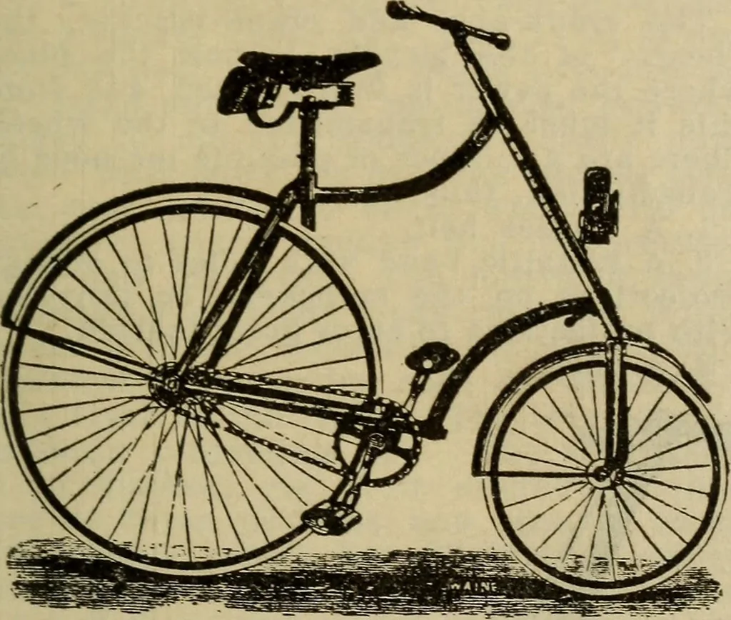 An illustration from The Modern bicycle and its accessories; a complete reference book for rider, dealer, and maker, 1898, leaf 50