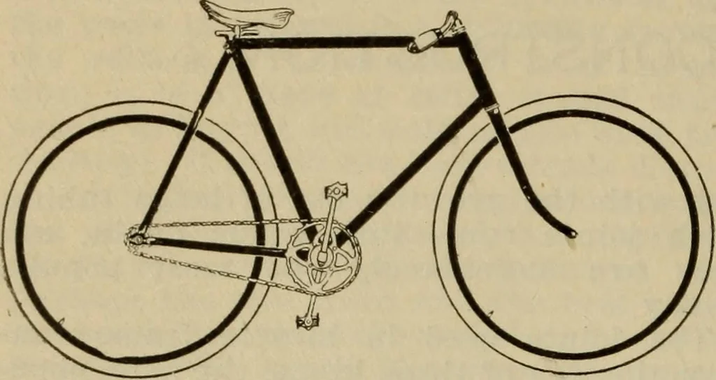 An illustration from The Modern bicycle and its accessories; a complete reference book for rider, dealer, and maker, 1898, leaf 59