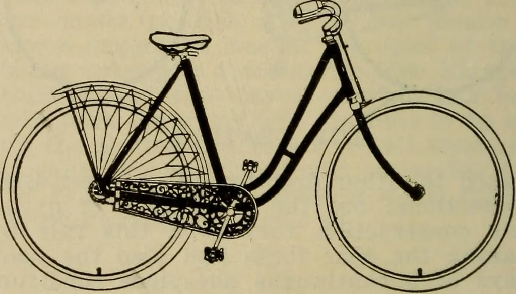 An illustration from The Modern bicycle and its accessories; a complete reference book for rider, dealer, and maker, 1898, leaf 59