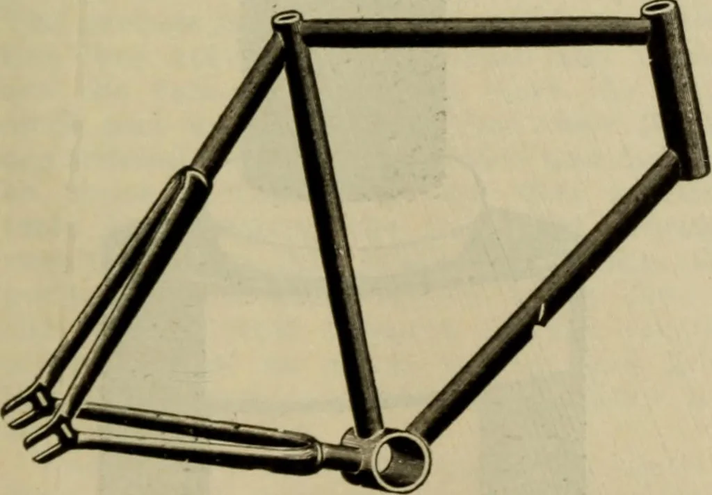 An illustration from The Modern bicycle and its accessories; a complete reference book for rider, dealer, and maker, 1898, leaf 60